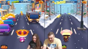 Железный забег в игре Tom Gold Run! Принцеса Анджела против Железного Бена от Каталекс!