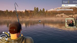 Рыбалка в симуляторе  Fishing Sim World, мега улов.