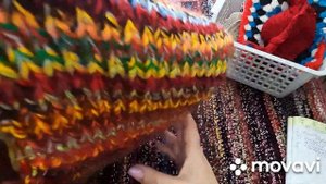 Сп "Вязание из остатков пряжи". Итоги. Пять готовых работ.