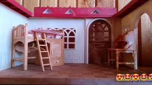 SYLVANIAN FAMILIES sweet raspberry home SET UP | СИЛЬВАНИАН ФЭМИЛИС обставляю домик мебелью