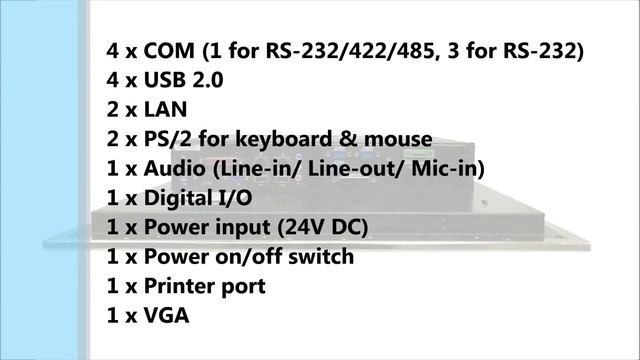 FPC7919 - 19-inch Intel® Atom™ N270 Fanless Touch Panel PC смотреть онлайн