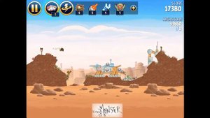 Angry Birds Star Wars Level 16 Tatooine 3 Star Walkthrough