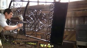 Покраска калитки и патина! Metal Lathe [Restoration]