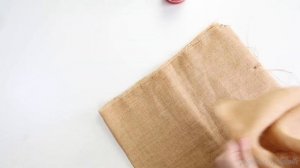 Screen Printing a Flag on Burlap