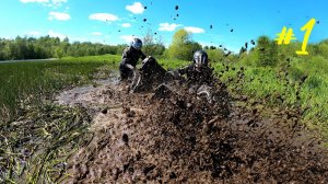 Воскресный выезд на квадроциклах cfmoto и brp.