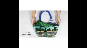 Сумочка "ВДОХНОВЕНИЕ"... сборка основы в технике "открытая аппликация"