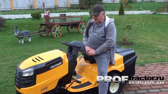 Отзыв о покупке садового трактора Cub Cadet LT2 NR92.mp4