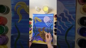 Мастер класс  "Подводный мир в нетрадиционной технике рисования"