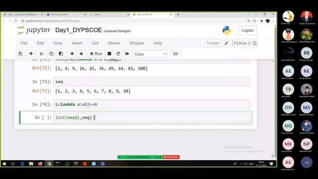 Hands on Python Workshop with Applications and Cloud Deployment  Day 3 17 Nov 2021 Wednesday