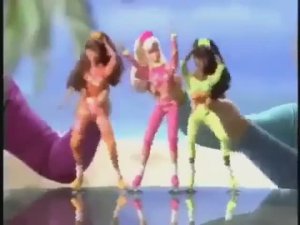 1996 Реклама куклы Барби Маттел Mattel Workinout Barbie