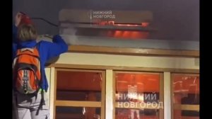 ??Пожар в ретро-трамвае Нижнего-Новгорода | Fire in the retro tram of Nizhny Novgorod