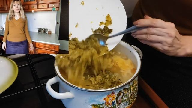 Рассольник с солеными огурцами по-польски. Просто, без зажарки!