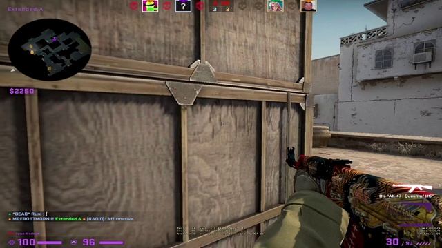 Красиво встали в ряд (CS:GO)