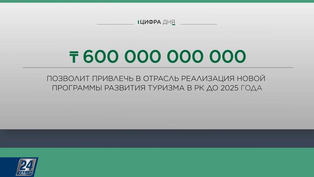 Развитие туризма в РК | Цифра дня смотреть онлайн