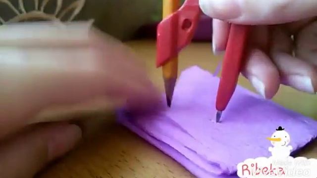 Цветок из гофрированной бумаги?|Ribeka смотреть онлайн