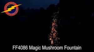 Magic Mushroom Fountain - Flashing Fireworks