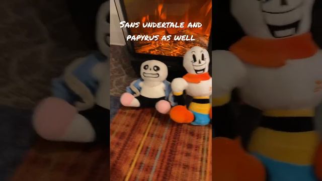 Sans and papyrus plush