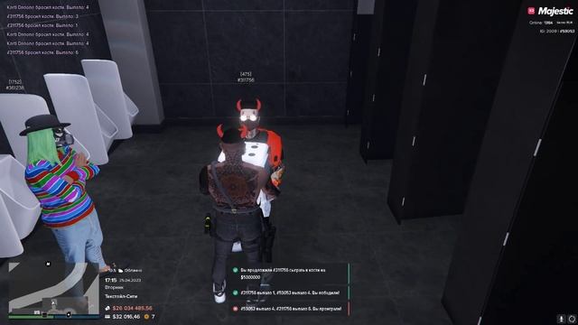 all-in кости по крупному | Majestic rp смотреть онлайн