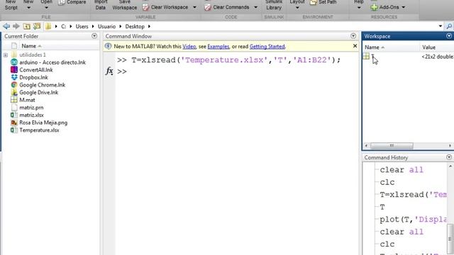 How to import data from Excel to Matlab смотреть онлайн