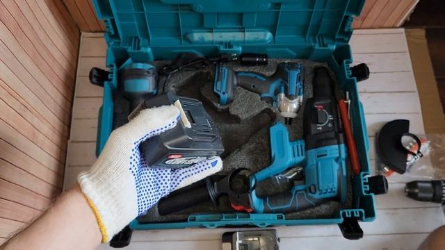 4в1 Аккумуляторный набор Бесщеточного электроинструмента (Копия фабричного качества) Обычные АКБ