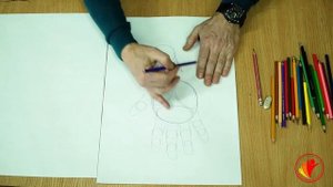 СТРОЕНИЕ И ПРОПОРЦИИ ЧЕЛОВЕКА (РУКА) | ЦВЕТНЫЕ КАРАНДАШИ|  СТУДИЯ ИЗОБРАЗИТЕЛЬНОГО ИСКУССТВА АЛЬТАИ