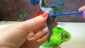 #modelingdinosaurfromplasticine#лепкадинозавра          Лепка динозавра из пластилина.Бронтозавр