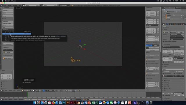 ChemDraw to Blender | 3D version of flat molecule смотреть онлайн