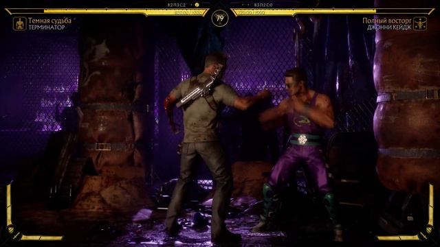 Mortal Kombat 11/Терминатор vs Джонни Кейдж+ FATALITY смотреть онлайн