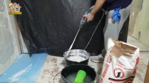 ?♂️ Замес штукатурки. Дозаторы для штукатурной смеси и воды. DIY & DACHA Серия 214