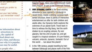 IELTS Intermediate | SB | Unit 3 | чтение текста об Эдинбурге