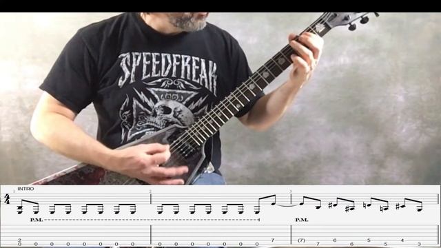 Anthrax - Madhouse - Thrash Metal Guitar Lesson (w/Tabs) смотреть онлайн