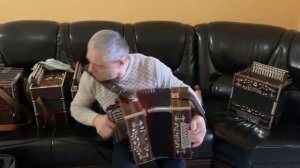 Красивое звучание гармони Бр.Потехиных Си-мажор/Играет Василий Плохов