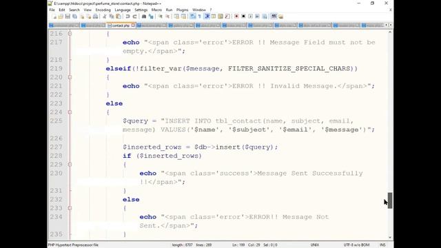 Online School - | PHP Form Validation (Part-02) | Bangla Tutorial |