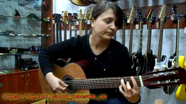 093 Новая классическая Гитара Львовской музыкальной фабрики Eagle E 5 смотреть онлайн
