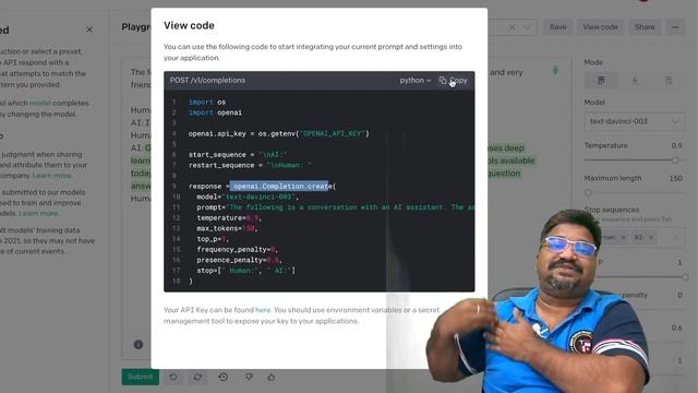 Creating a conversational front-end with ChatGPT and OpenAI API