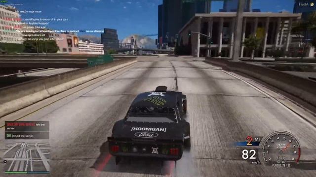 Ken Block Ford Mustang Hoonicorn GTA V drift! смотреть онлайн