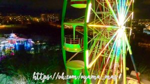 Мурманск. Парк аттракционов на Семёновском озере. Самое северное колесо обозрения