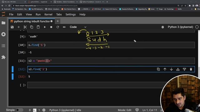 Strings - Builtin Functions | Lecture 3 | Python Full Course For Beginners