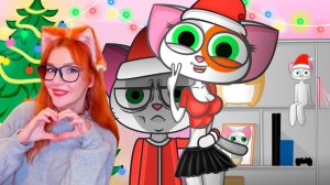 С НОВЫМ 2023 ГОДОМ! АНИМАЦИЯ - РЕАКЦИЯ НА CaTНЕАДЕКВАТ ( КЭТ НЕАДЕКВАТ )