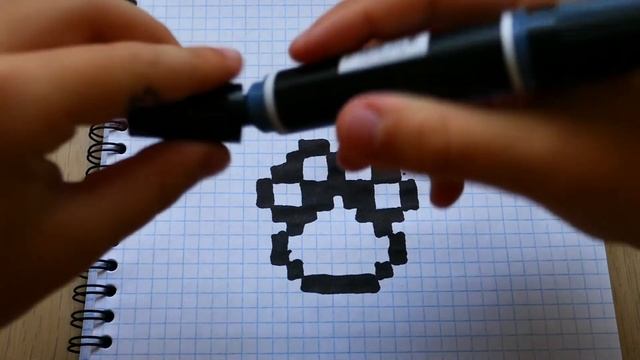 OMG**РИСУЮ ЛАПКУ РАДУЖНУЮ ПО КЛЕТОЧКАМ** смотреть онлайн