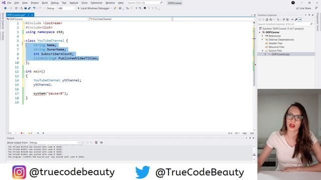 C++ OOP - Introduction to classes and objects for beginners