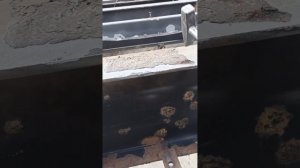 ЛАЙФХАК Пескоструйщикам! очистка ржавчины на раме полуприцепа.