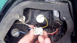 Переделка китайского заднего фонаря на Nexia