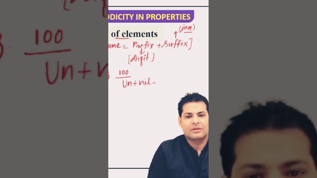 NOMENCLATURE OF ELEMENTS ATOMIC NUMBER ABOVE 100 #iupac_name