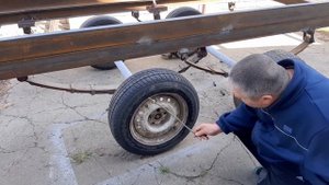 Прицеп платформа для перевозки ульев ,пчел, своими руками ч1