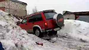 Шевроле блейзер 1994.выезд с гаражей.