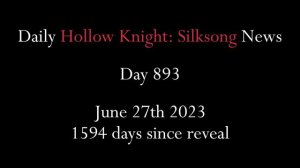 Daily Hollow Knight: Silksong News - Day 893