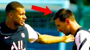 THAT'S WHAT HAPPENED BETWEEN MESSI and MBAPPE at PSG training! Mbappe vs Messi!