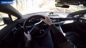 Porsche Panamera 4S Diesel REVIEW RaceChip 505 HP POV Test Drive by AutoTopNL