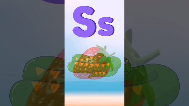 Letter S, sound and words of letter S #short🕷️😳